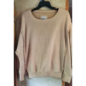 Beige American Eagle This Feels Seriously Huggable sweatshirt